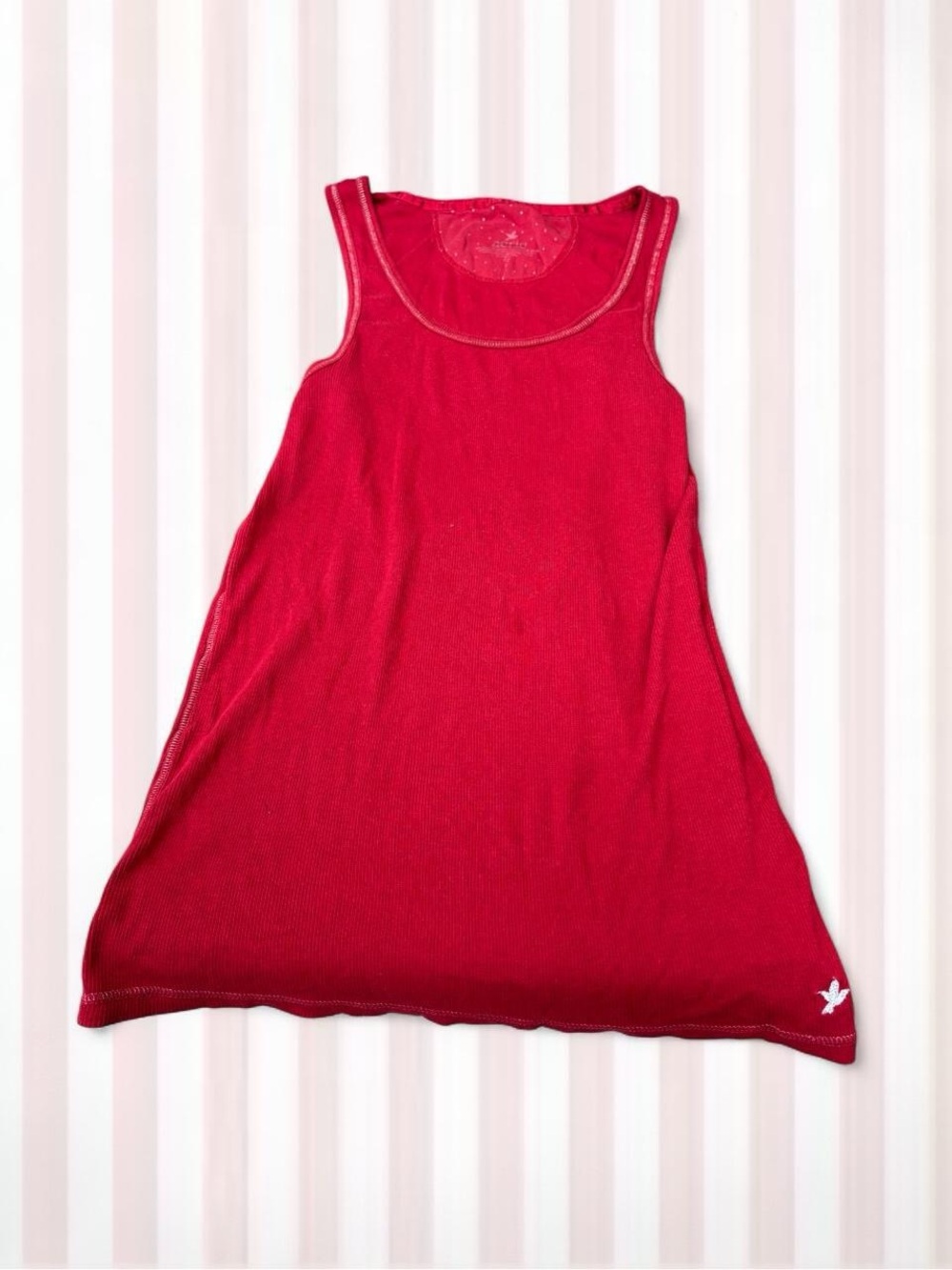 aerie Red Polka Dot Tank Top